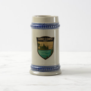 Vintage meer Como Italië Bierpul