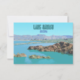 Vintage meer van Havasu Arizona