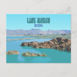 Vintage meer van Havasu Arizona Briefkaart
