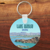 Vintage meer van Havasu Arizona Sleutelhanger (Voorkant)