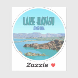 Vintage meer van Havasu Arizona Sticker