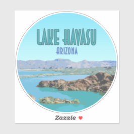 Vintage meer van Havasu Arizona Sticker