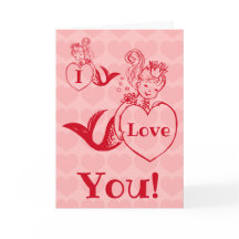 Vintage meerminValentijnsdag