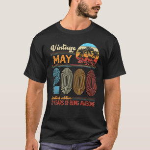 Vintage mei 2000 22 jaar oud 22 jaar oud Decora T-shirt