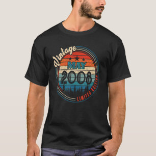 Vintage mei 2008 14 jaar oud t-shirt