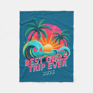Vintage meidenreis ooit 2026 vakantie cruise vakan fleece deken