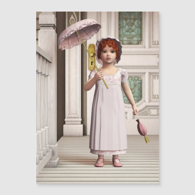 Vintage Meisje Lieve Victoriaanse (Voorkant)