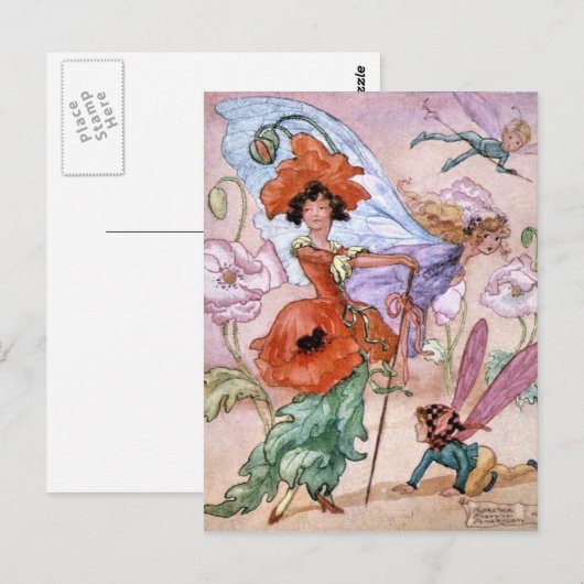 Vintage - Melk in Fashionable Pose, Briefkaart (Voorkant / Achterkant)