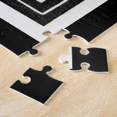 Vintage Memento Mori Schedel Illustratie Legpuzzel (Zijkant)