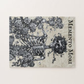 Vintage Memento Mori Skeleton Legpuzzel (Horizontaal)