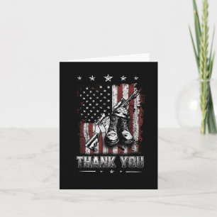 Vintage Memorial Day Usa Vlag Militaire Laarzen Do Kaart
