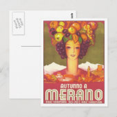 Vintage Merano Autunno Briefkaart (Voorkant / Achterkant)