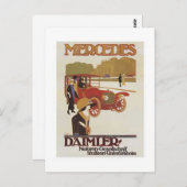 Vintage Mercedes Daimler AD 2 Briefkaart (Voorkant / Achterkant)