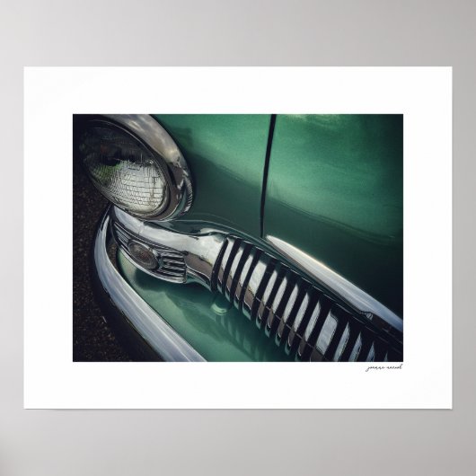 Vintage Mercury Grille Posterprint Poster (Voorkant)