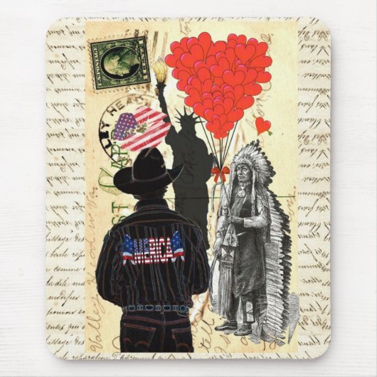 Vintage Merica Muismat (Voorkant)