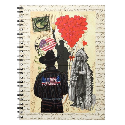Vintage Merica Notitieboek (Voorkant)