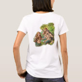 VINTAGE MERMAID LADIES' BURN OUT T SHIRT (Achterkant)