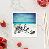 Vintage Mermaid Napkins Servet (Insitu)
