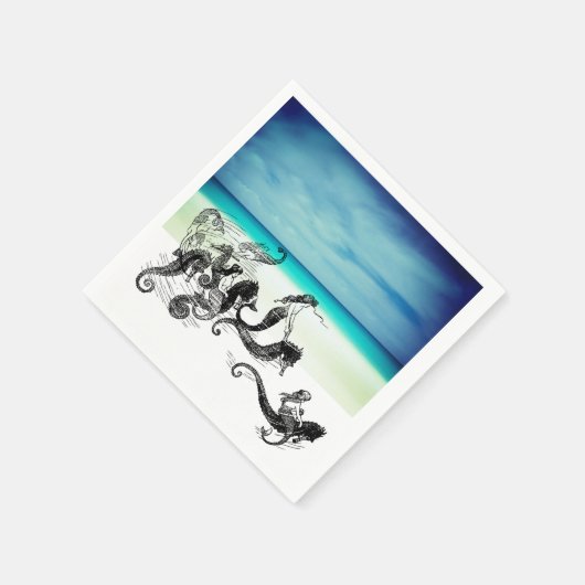 Vintage Mermaid Napkins Servet (Hoek)