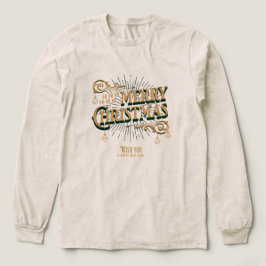 Vintage Merry Christmas Tri-Blend Shirt