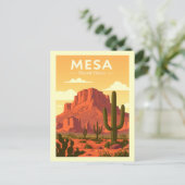 Vintage Mesa Arizona Briefkaart (Staand voorkant)