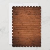 Vintage met houtenpenseel Vrachtkerstfeest S Kaart (Achterkant)