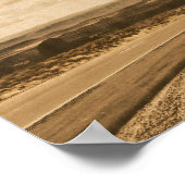 vintage met kleurrijke kleurstof poster (Hoek)