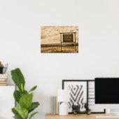 vintage met kleurrijke kleurstof poster (Thuiskantoor)