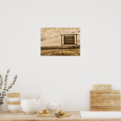 vintage met kleurrijke kleurstof poster (Keuken)