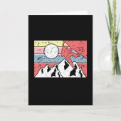 Vintage met rotsclimmer kaart (Voorkant)