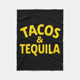 Vintage Mexicaanse fiesta-taco's & drank Fleece Deken
