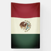 Vintage mexican flag of Mexico custom banner sign (Verticaal)