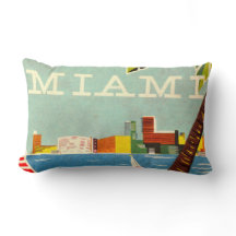Vintage Miami Lendekussen