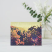 Vintage Michigan Autumn Trees Briefkaart (Staand voorkant)