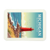 Vintage Michigan Magneet (Horizontaal)