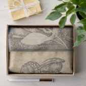 Vintage Middeleeuws Koppel Decoupage Tissuepapier (Geschenk)