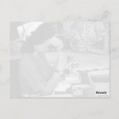 Vintage Mie Mikimoto-parelwinkel Briefkaart (Achterkant)