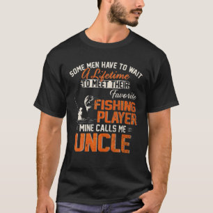 Vintage Mijn favoriete Vissende speler roept me oo T-shirt