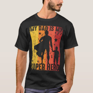 Vintage mijn vader is mijn supervader t-shirt