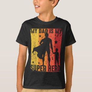 Vintage mijn vader is mijn supervader t-shirt