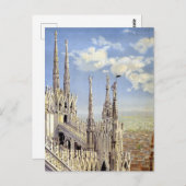 Vintage Milaan Italië Briefkaart reizen (Voorkant / Achterkant)