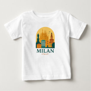 Vintage Milaan Italië Reizen Retro Duomo