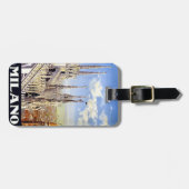 Vintage Milano Bagagelabel (Voorkant horizontaal)