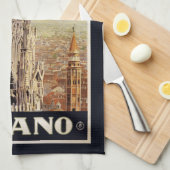 Vintage Milano Italië handdoeken (Quarter Fold)