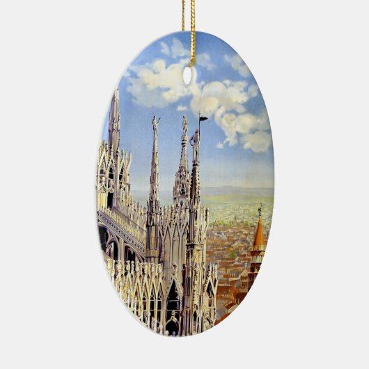 Vintage Milano Keramisch Ornament (Rechts)