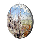 Vintage Milano Travel Dartbord (Voorkant Rechts)