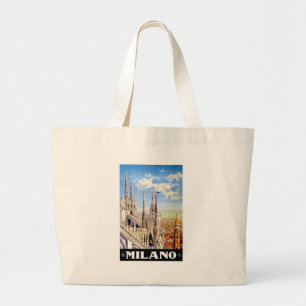 Vintage Milano Travel Grote Tote Bag