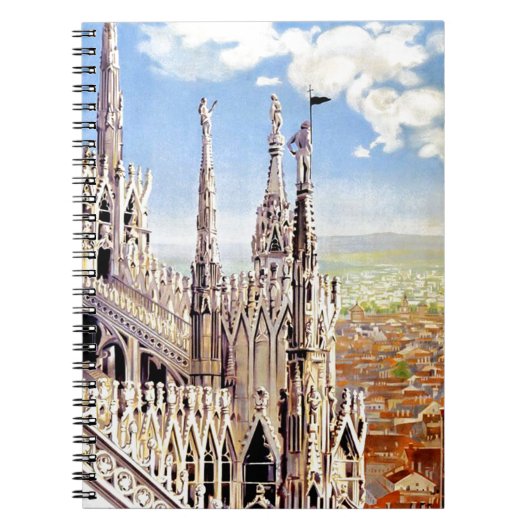 Vintage Milano Travel Notitieboek (Voorkant)