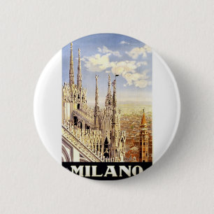 Vintage Milano Travel Ronde Button 5,7 Cm