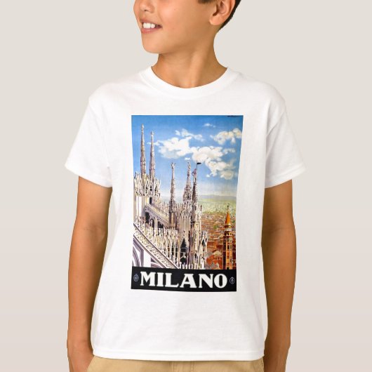Vintage Milano Travel T-shirt (Voorkant)